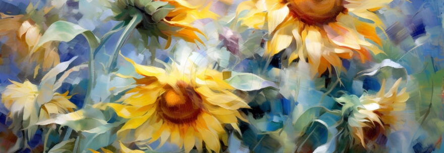 Tablouri cu floarea soarelui. Reprezentarea in pictura
